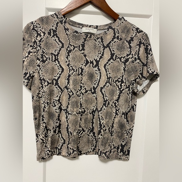 Babaton snake print tee - Picture 1 of 2